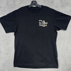 Drake Its All A Blur Tour T Shirt Sz M Black Ovo Owl Merch IAAB‎ 2023 2-Side Tee